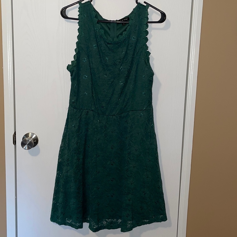 As U Wish green dress (JUNIORS)